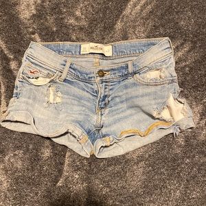 Blue jean shorts